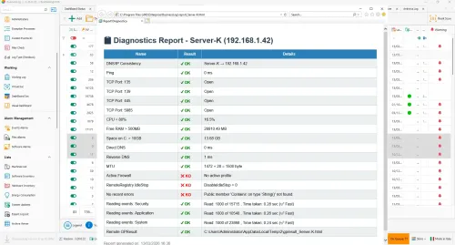 Device diagnostic and connectivity test